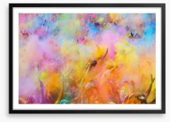Festival of colours Framed Art Print 84956131