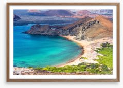 The Galapagos coast Framed Art Print 85293744