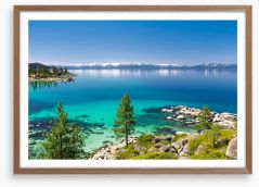 Lake Tahoe tranquility Framed Art Print 85478145