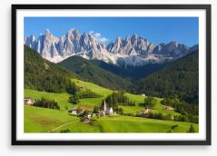 The magnificent Dolomites Framed Art Print 86219880