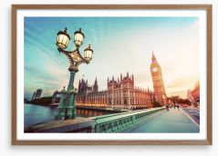 Across Westminster Bridge Framed Art Print 86585470
