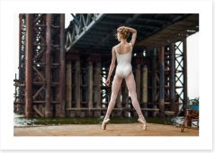 Urban ballet Art Print 87049117