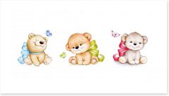 Teddy Bears Art Print 87050694