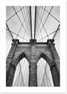 Timeless Brooklyn Bridge Art Print 87301340