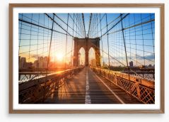 That Brooklyn summer Framed Art Print 87335557