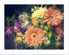 Floral fusion Art Print 87960449