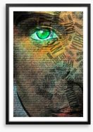 Big Apple of my eye Framed Art Print 88302393