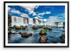 Iguazu Falls Framed Art Print 88878968