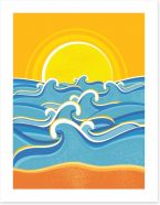 Beach House Art Print 89403600