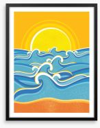 Beach House Framed Art Print 89403600