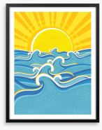 Beach House Framed Art Print 89403677