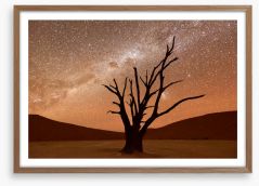 Namibian nights Framed Art Print 89812469