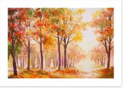 Autumn Art Print 91556997
