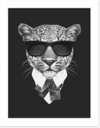 Suave leopard Art Print 91584838