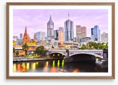A Melbourne moment Framed Art Print 91655969