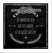 A skilled sailor Art Print 92035722