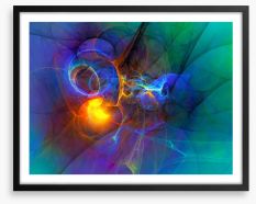 Energy unleashed Framed Art Print 92117010