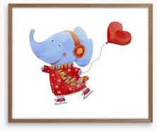 Elephants Framed Art Print 93527714