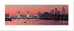 London skyline sunset Art Print 9390405