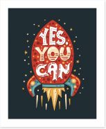 Yes you can Art Print 94069504