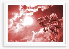 Dragons Framed Art Print 94820046