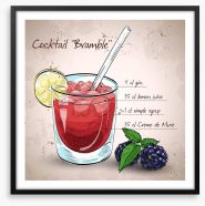 Bramble cocktail Framed Art Print 94834455