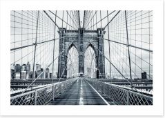 The Brooklyn Bridge Art Print 94990249