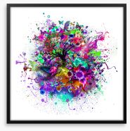 The chaos of life Framed Art Print 96162897