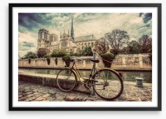 Notre Dame moment Framed Art Print 96307742