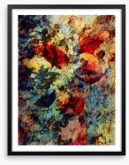 Sunburnt poppy Framed Art Print 96349456