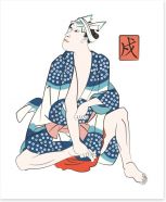 Edo expressions Art Print 96640534