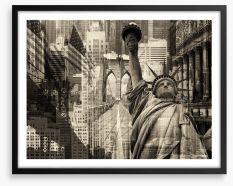 New York Framed Art Print 96801693