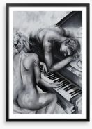 Keys of love Framed Art Print 96909199