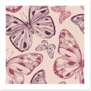 Butterflies Art Print 96961103
