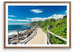 Vintage Bondi Beach Framed Art Print 97043508