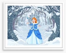 The snow queen Framed Art Print 97839246