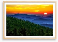 Smoky Mountains sunset, Tennessee