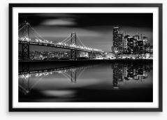 The San Francisco bay Framed Art Print 98976807