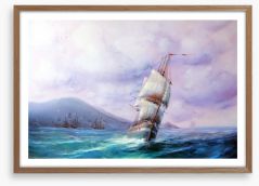 Sheets to the wind Framed Art Print 99821559