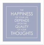 Quality of thought Art Print CM00048