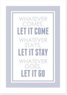 Let it go Art Print CM00062