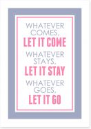Let it go Art Print CM00064