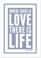 Love is life Art Print CM00152