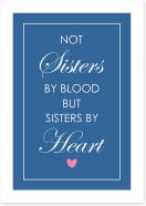 Sisters by heart Art Print CM00219