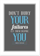 Don't bury your failures