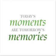 Today's moments Art Print SD00058