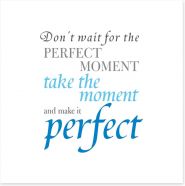 The perfect moment Art Print SD00061