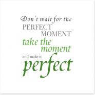 The perfect moment Art Print SD00062