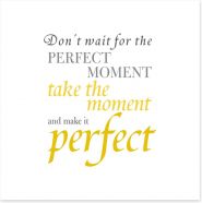 The perfect moment Art Print SD00064