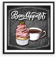 Bon appetit Framed Art Print 169662179